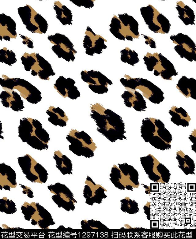 双色动物动物纹传统印花华亿平台下载（图片编号: 1297138） - 瓦栏（Walan）