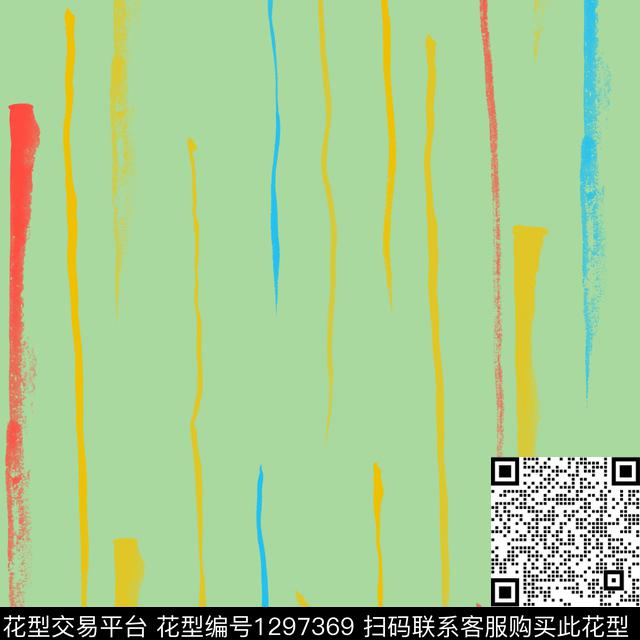 水彩条纹男女装传统印花华亿平台下载（图片编号: 1297369） - 瓦栏（Walan）