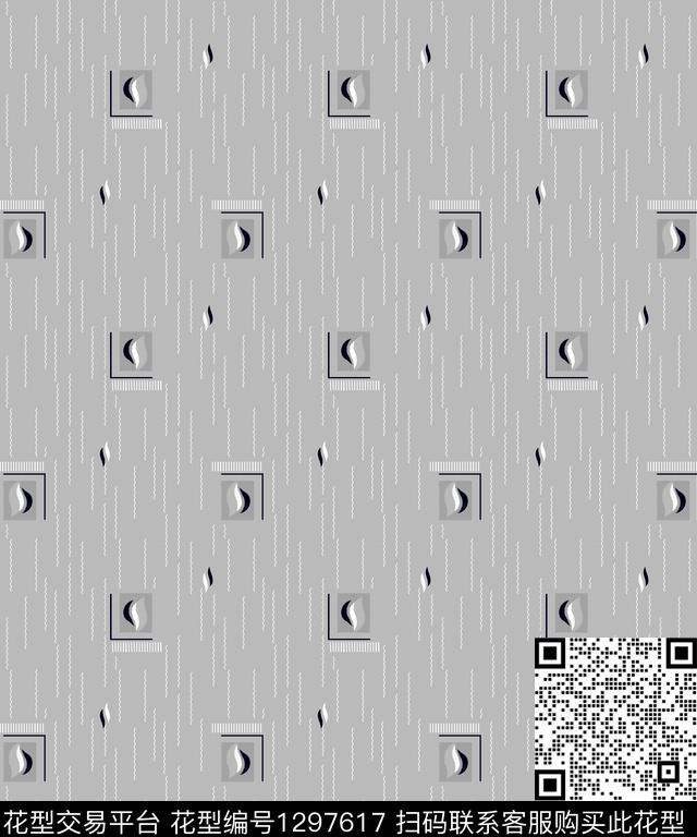 几何大牌风传统印花华亿平台下载（图片编号: 1297617） - 瓦栏（Walan）