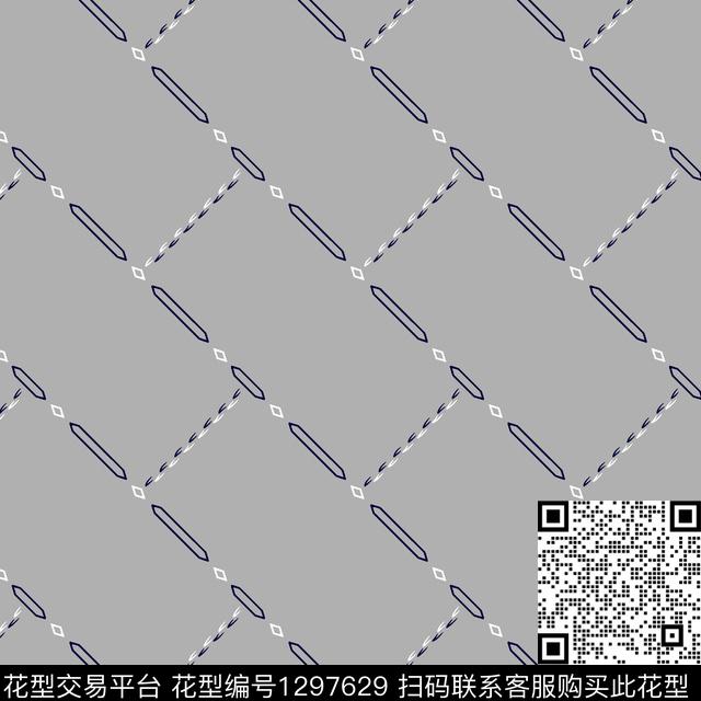 几何大牌风传统印花华亿平台下载（图片编号: 1297629） - 瓦栏（Walan）