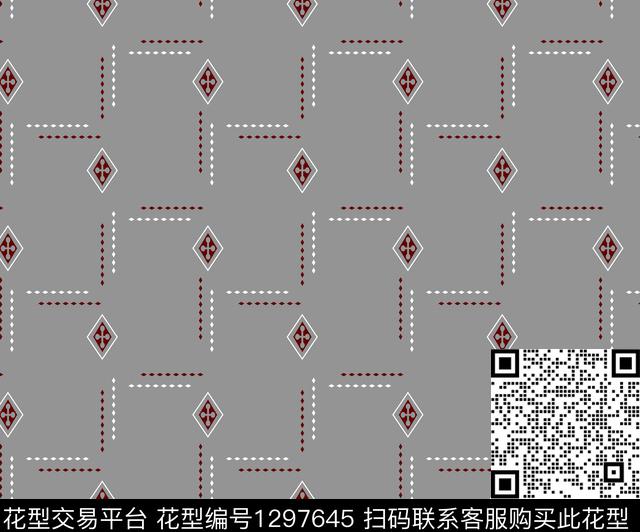 几何商务大牌风传统印花华亿平台下载（图片编号: 1297645） - 瓦栏（Walan）