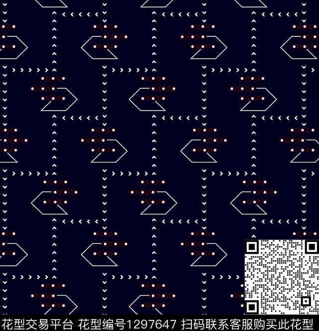 几何商务大牌风传统印花华亿平台下载（图片编号: 1297647） - 瓦栏（Walan）