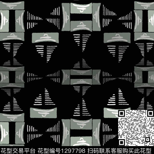 条纹几何手绘线条笔触传统印花华亿平台下载（图片编号: 1297798） - 瓦栏（Walan）