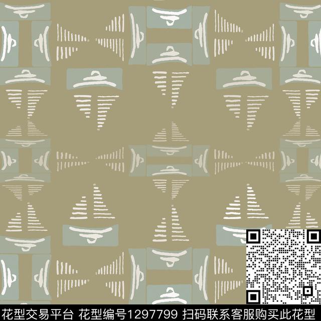 条纹几何手绘线条笔触传统印花华亿平台下载（图片编号: 1297799） - 瓦栏（Walan）