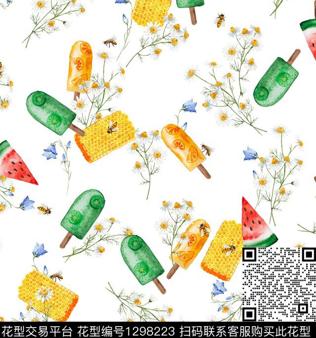 童装花卉大牌风数码印花华亿平台下载（图片编号: 1298223） - 瓦栏（Walan）