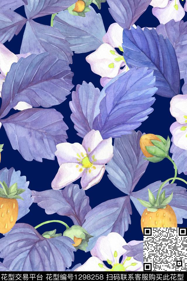 床品女装花卉数码印花华亿平台下载（图片编号: 1298258） - 瓦栏（Walan）