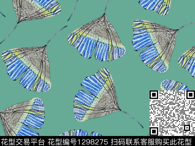 小碎花个性花卉散点排列数码印花华亿平台下载（图片编号: 1298275） - 瓦栏（Walan）
