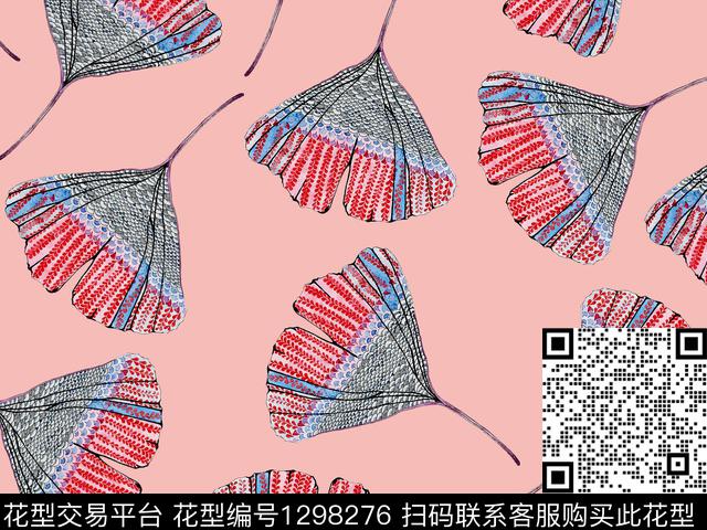 小碎花个性花卉散点排列数码印花华亿平台下载（图片编号: 1298276） - 瓦栏（Walan）