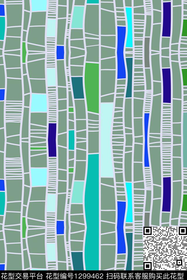 女装几何大牌风传统印花华亿平台下载（图片编号: 1299462） - 瓦栏（Walan）