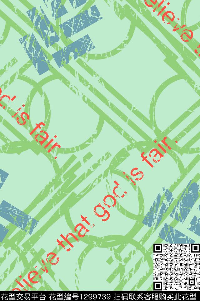 字母抽象男装几何男装传统印花华亿平台下载（图片编号: 1299739） - 瓦栏（Walan）