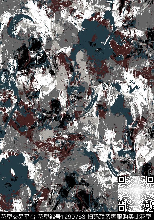 纹理大牌风潮牌传统印花华亿平台下载（图片编号: 1299753） - 瓦栏（Walan）
