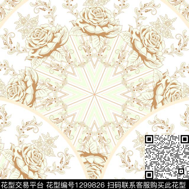 方巾春夏华亿平台大牌风传统印花华亿平台下载（图片编号: 1299826） - 瓦栏（Walan）