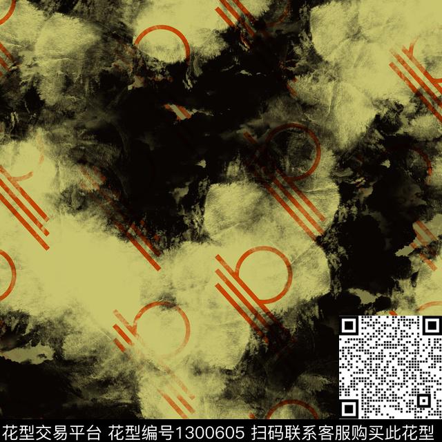 纹理男装抽象传统印花华亿平台下载（图片编号: 1300605） - 瓦栏（Walan）