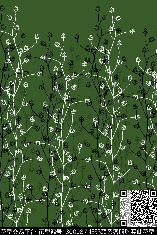 大牌风手绘中老年传统印花华亿平台下载（图片编号: 1300987） - 瓦栏（Walan）