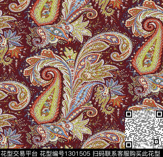 男装满版花大牌风传统印花华亿平台下载（图片编号: 1301505） - 瓦栏（Walan）