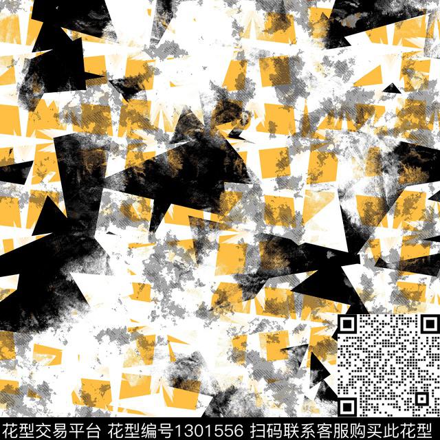 三角形几何男装满版花传统印花华亿平台下载（图片编号: 1301556） - 瓦栏（Walan）