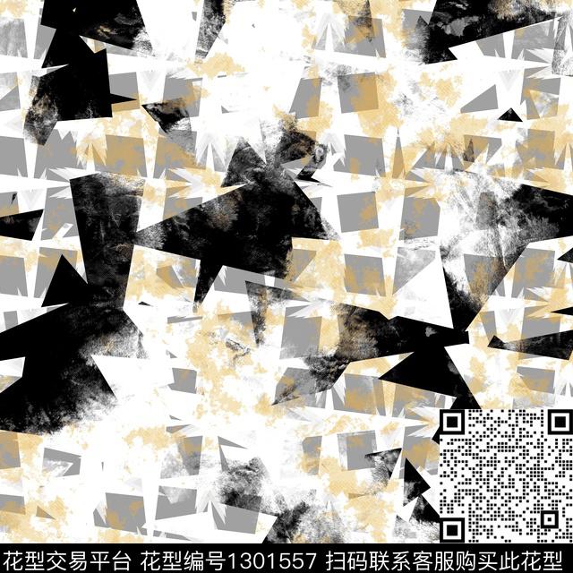 三角形几何抽象男装传统印花华亿平台下载（图片编号: 1301557） - 瓦栏（Walan）