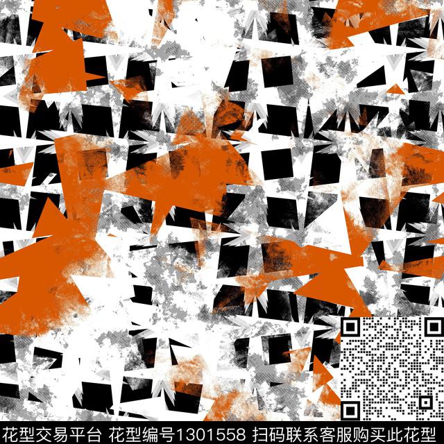 三角形几何男装满版花传统印花华亿平台下载（图片编号: 1301558） - 瓦栏（Walan）