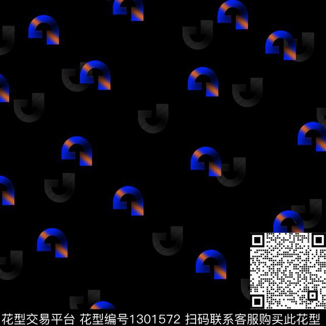 简约几何抽象男装传统印花华亿平台下载（图片编号: 1301572） - 瓦栏（Walan）