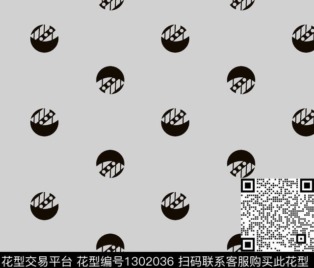 几何男装满版花大牌风传统印花华亿平台下载（图片编号: 1302036） - 瓦栏（Walan）