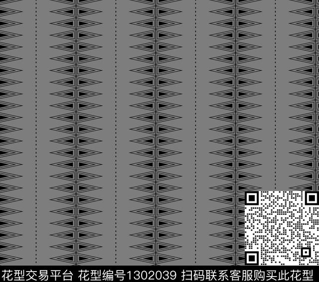 几何男装满版花男装传统印花华亿平台下载（图片编号: 1302039） - 瓦栏（Walan）