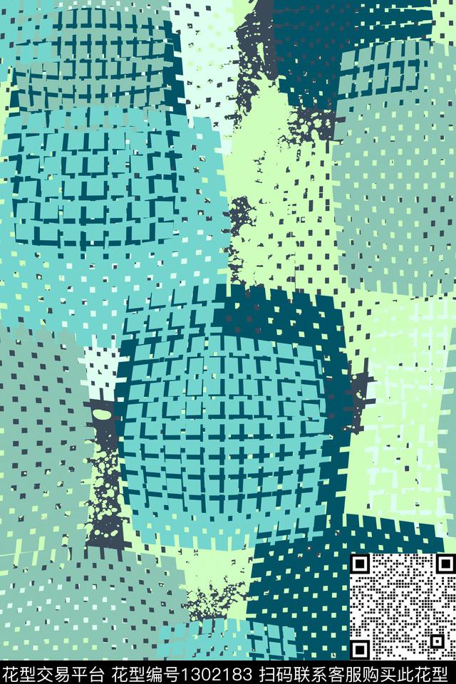 运动服抽象男装家居服传统印花华亿平台下载（图片编号: 1302183） - 瓦栏（Walan）