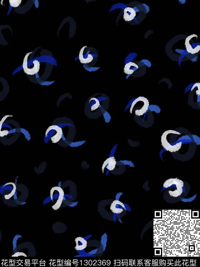 MARNI时尚抽象花卉数码印花华亿平台下载（图片编号: 1302369） - 瓦栏（Walan）