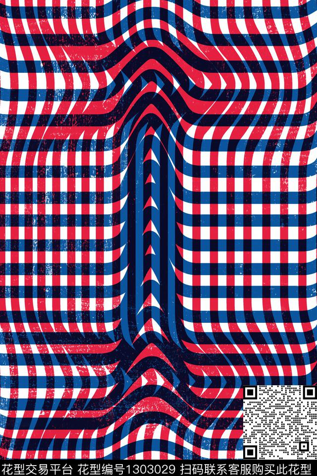 撞色泳装华亿平台抽象男装传统印花华亿平台下载（图片编号: 1303029） - 瓦栏（Walan）