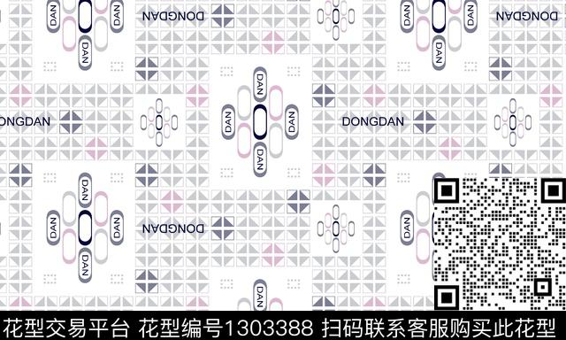 几何男装满版花大牌风传统印花华亿平台下载（图片编号: 1303388） - 瓦栏（Walan）