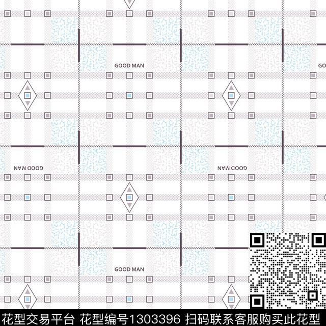 几何男装满版花男装传统印花华亿平台下载（图片编号: 1303396） - 瓦栏（Walan）