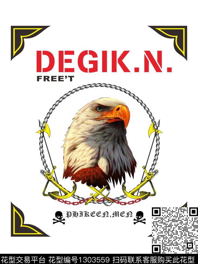 简欧潮牌大牌风数码印花华亿平台下载（图片编号: 1303559） - 瓦栏（Walan）