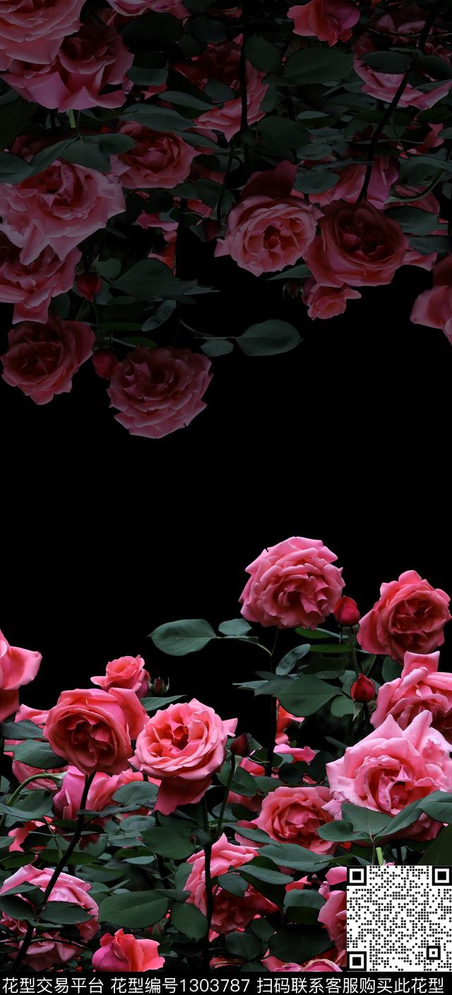 女装花卉印花数码印花华亿平台下载（图片编号: 1303787） - 瓦栏（Walan）