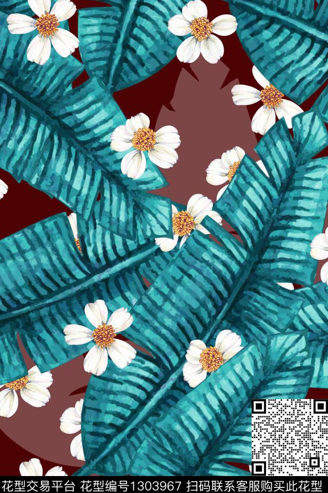 床品女装花卉数码印花华亿平台下载（图片编号: 1303967） - 瓦栏（Walan）