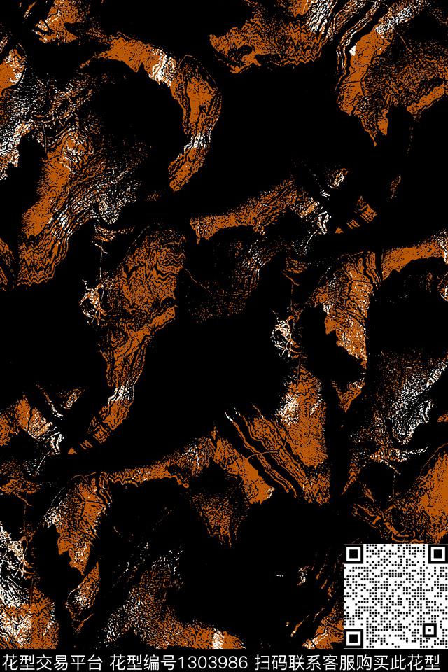 肌理复古潮牌传统印花华亿平台下载（图片编号: 1303986） - 瓦栏（Walan）