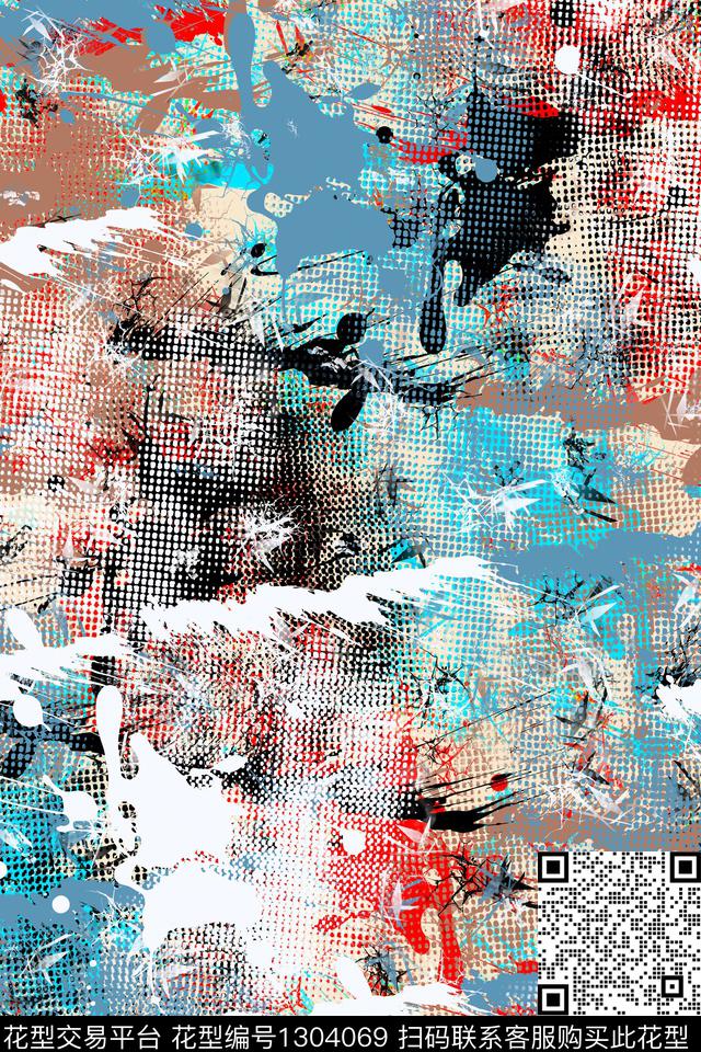 运动服抽象男装户外传统印花华亿平台下载（图片编号: 1304069） - 瓦栏（Walan）