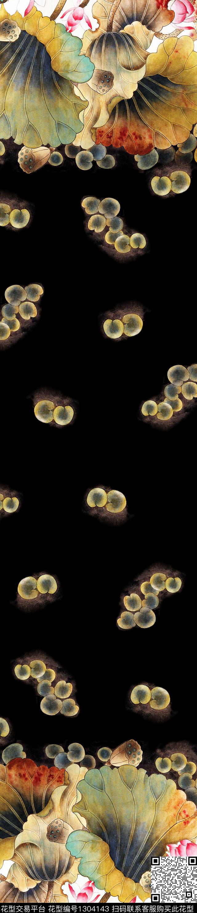 数码华亿平台女装定位花数码印花华亿平台下载（图片编号: 1304143） - 瓦栏（Walan）