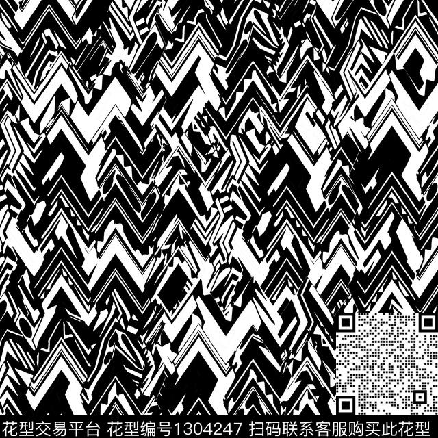 笔触男装大牌风传统印花华亿平台下载（图片编号: 1304247） - 瓦栏（Walan）