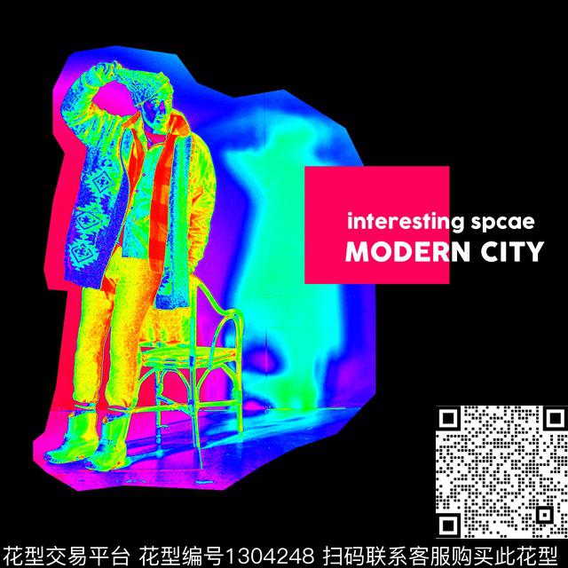 笔触男装定位花定位花数码印花华亿平台下载（图片编号: 1304248） - 瓦栏（Walan）