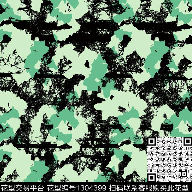 肌理抽象男装夹克传统印花华亿平台下载（图片编号: 1304399） - 瓦栏（Walan）