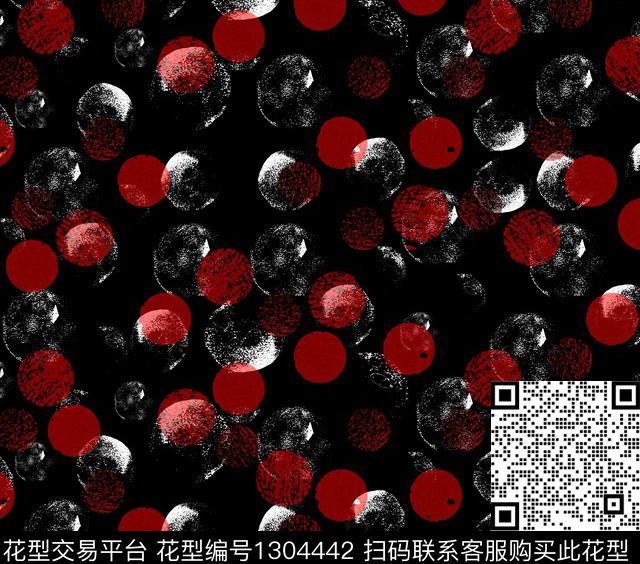 数码华亿平台大牌风抽象数码印花华亿平台下载（图片编号: 1304442） - 瓦栏（Walan）