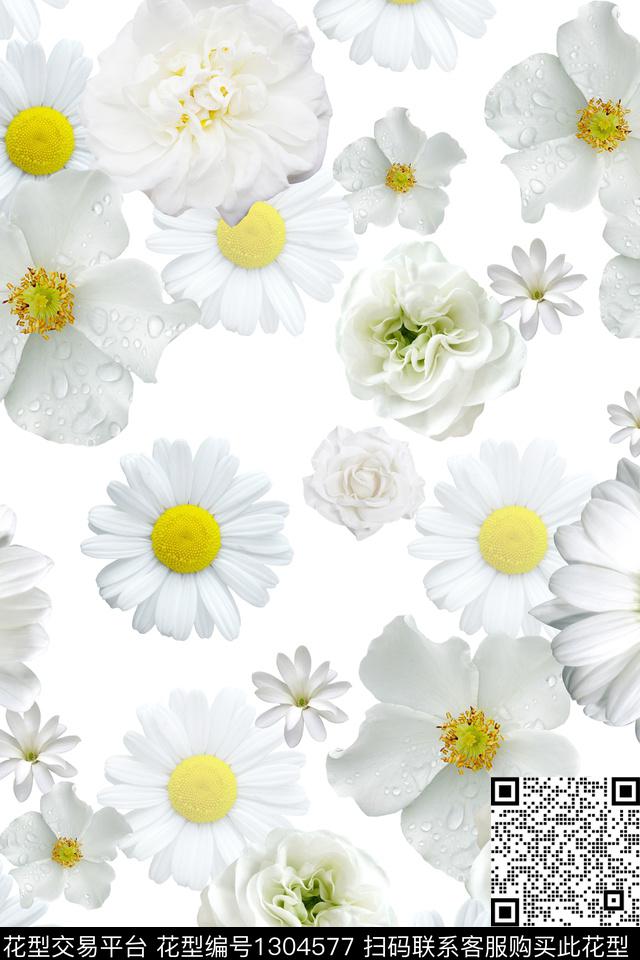 女装花卉照片花卉数码印花华亿平台下载（图片编号: 1304577） - 瓦栏（Walan）