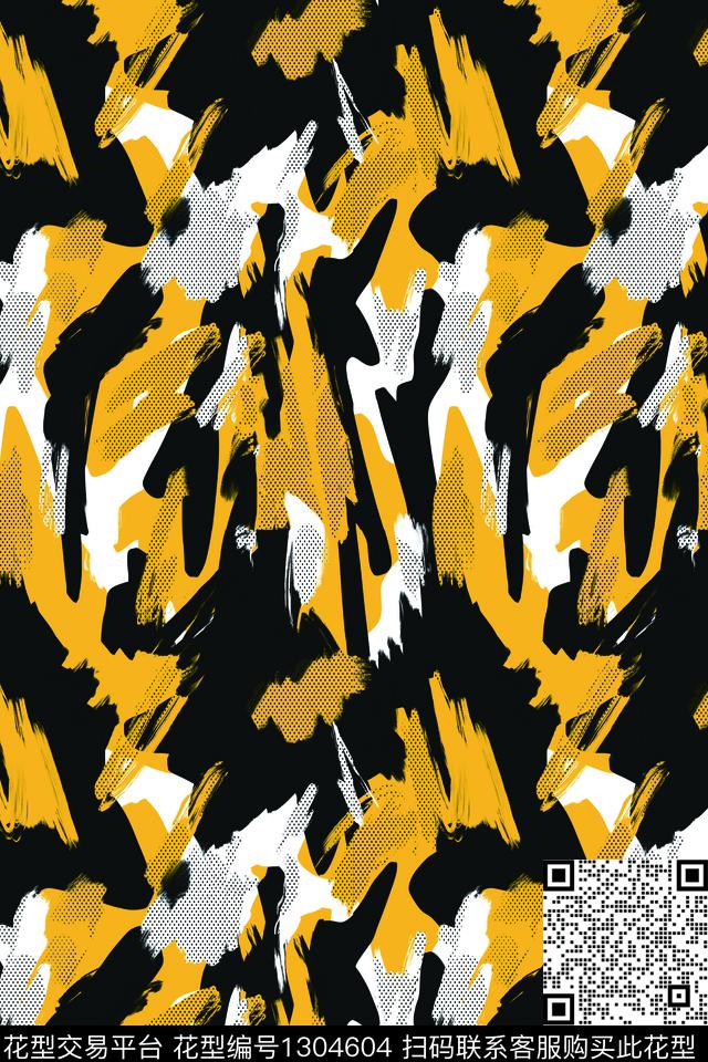 几何大牌风抽象传统印花华亿平台下载（图片编号: 1304604） - 瓦栏（Walan）