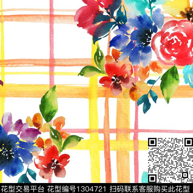 几何格子男装传统印花华亿平台下载（图片编号: 1304721） - 瓦栏（Walan）