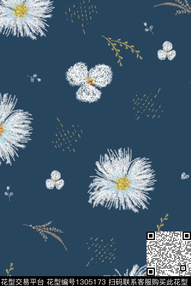 图案——家纺图案——面料图案——服饰数码印花华亿平台下载（图片编号: 1305173） - 瓦栏（Walan）