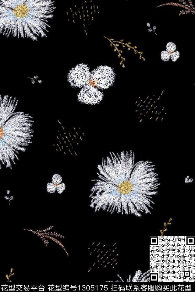 图案——家纺图案——面料图案——服饰数码印花华亿平台下载（图片编号: 1305175） - 瓦栏（Walan）