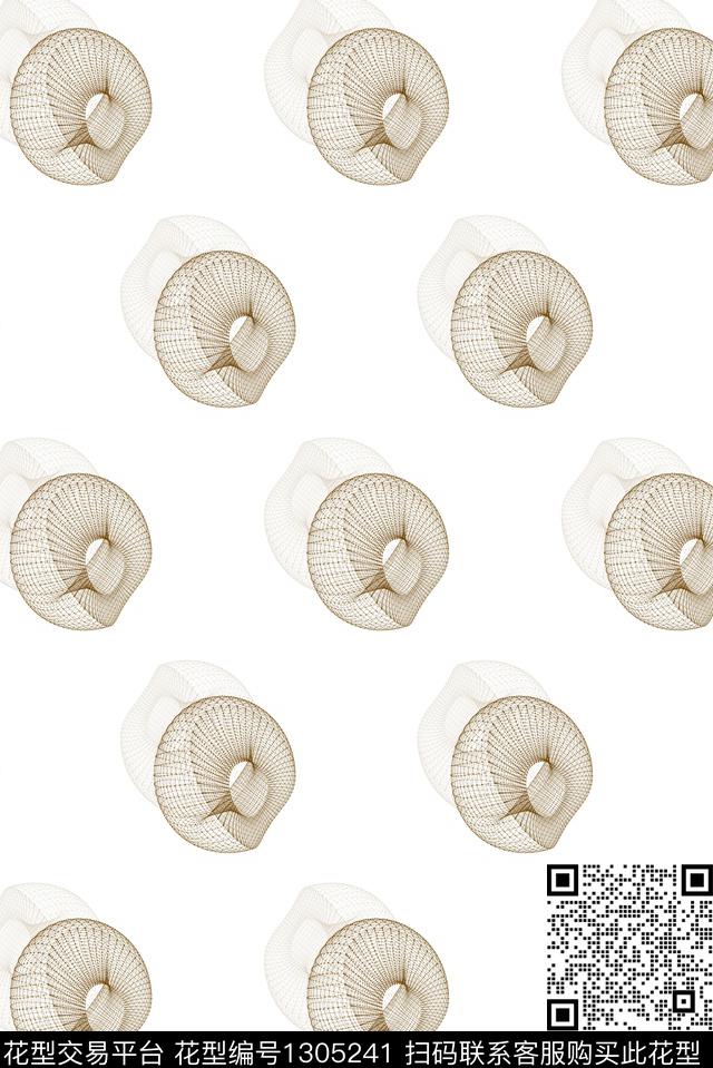 几何科技原创线条未来时尚数码印花华亿平台下载（图片编号: 1305241） - 瓦栏（Walan）