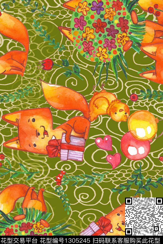 时尚趣味阔太太数码印花华亿平台下载（图片编号: 1305245） - 瓦栏（Walan）