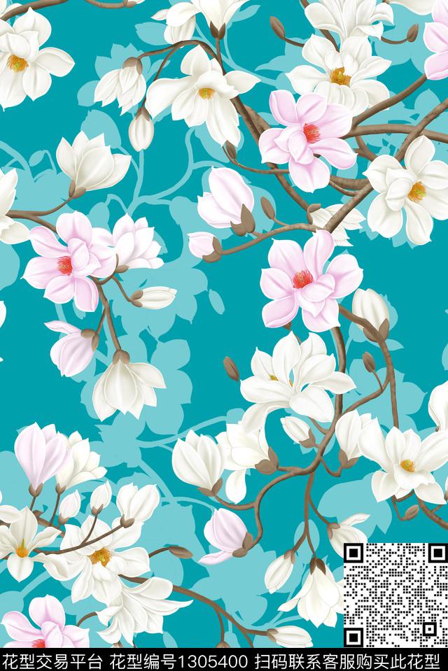 床品女装花卉数码印花华亿平台下载（图片编号: 1305400） - 瓦栏（Walan）