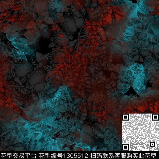 女装男装植物数码印花华亿平台下载（图片编号: 1305512） - 瓦栏（Walan）