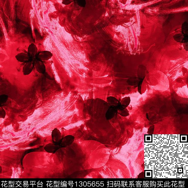 迷彩抽象混合拼接数码印花华亿平台下载（图片编号: 1305655） - 瓦栏（Walan）